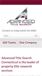 Mobile Screenshot of advancedtitlesearch.com